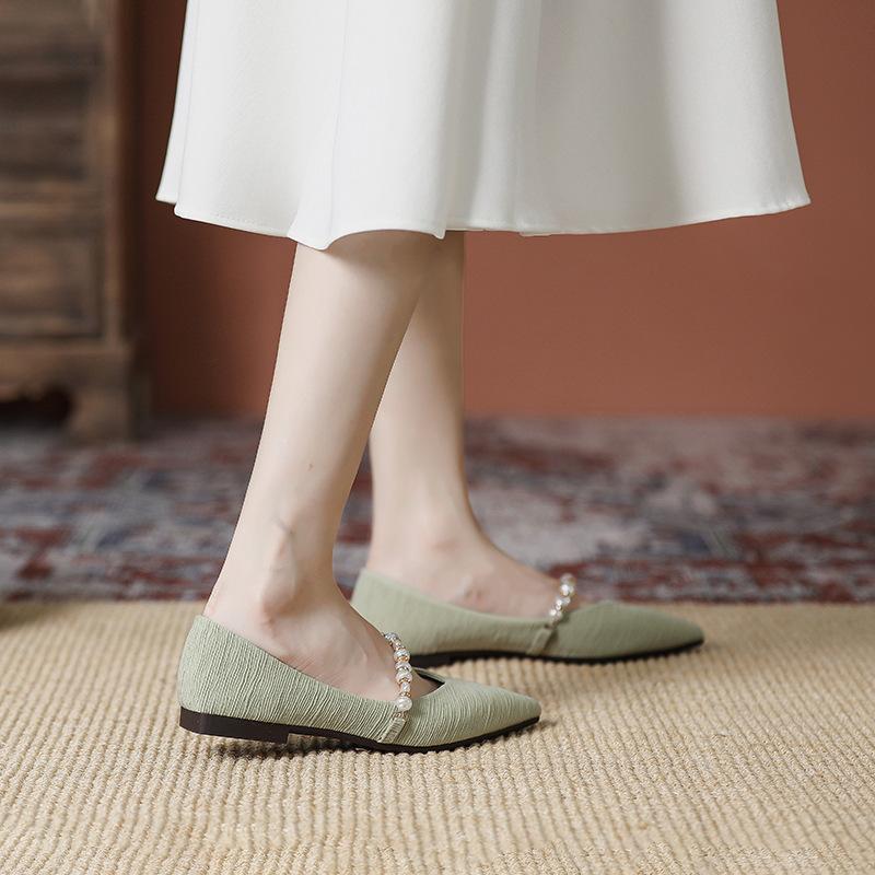 Pointed Shoes Soft Soled Flats for Women