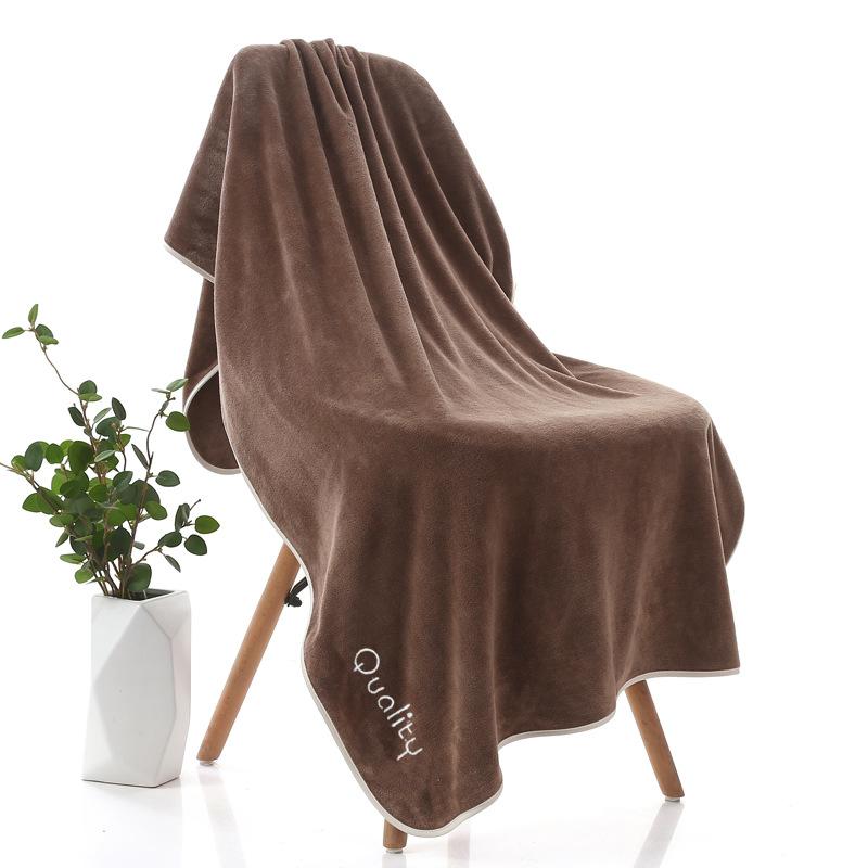 Впитывающее толстое банное полотенце из микрофибры Мягкое впитывающее быстросохнущее полотенце Наборы для ванной комнаты Большое пляжное полотенце Роскошные спа-полотенца для отелей для дома Гостиничные полотенца