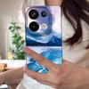 Чехол с принтом Пляж Побережье для Xiaomi 13T Pro Redmi Note 15 Pro 4G Redmi Note 14 13 Pro+ 5G Силиконовый чехол с кожаной текстурой