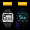 Waterproof Sports Wristwatch Multifunctional Student Alarm Clock Electronic Watch for Kids Boys Girls Gift