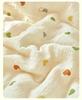 Cotton wrinkled yarn summer cool, machine washable, naked water washable, summer all cotton dormitory bedding core four piece set