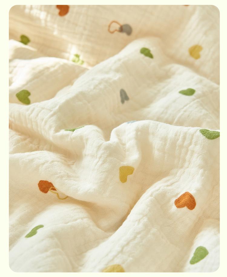 Cotton wrinkled yarn summer cool, machine washable, naked water washable, summer all cotton dormitory bedding core four piece set