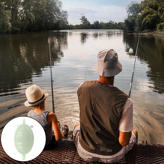 Fishing Float Buoy Reusable Luminous Plastic Float Professional Fishing Accessories Water Fillable Float Bobber Night Fishing Float Fishing Tackle