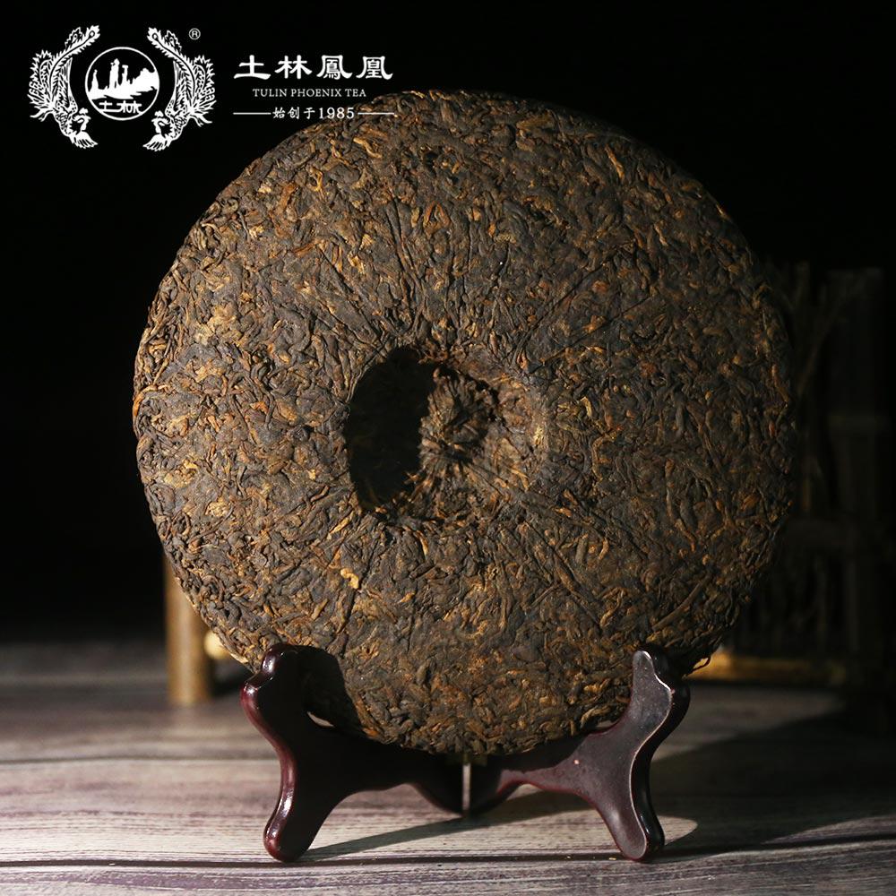 Чай Пуэр ТуЛин Феникс Шу 2018 "Китай Фэн Хуан" Спелый Пуэр 357г