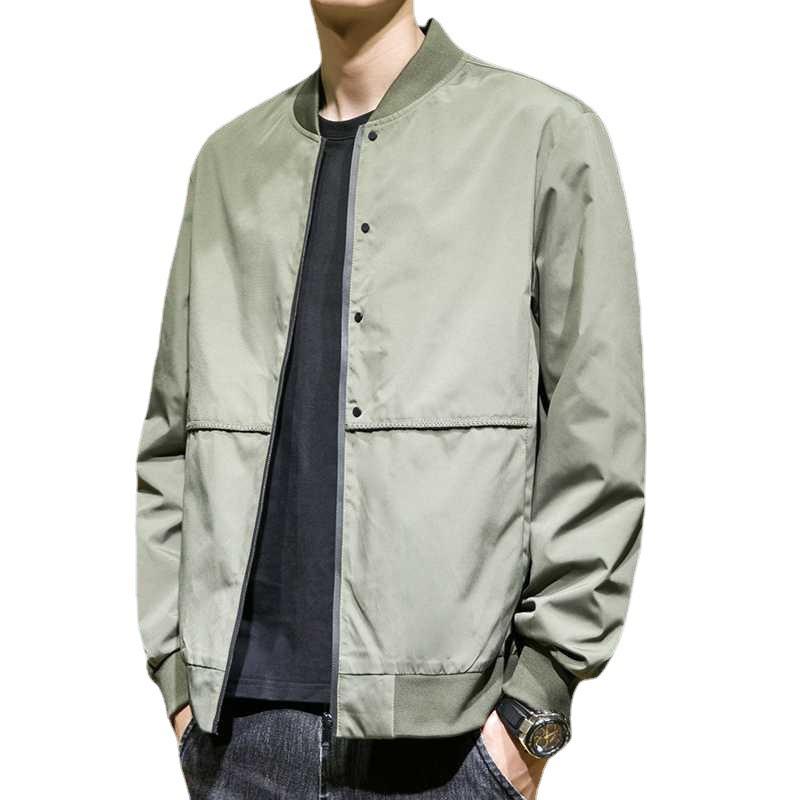 Men's New Jackets Spring and Autumn Jackets Men's Trendy Men's Stand Collar Korean Style Versatile Spring Tops Work Jackets