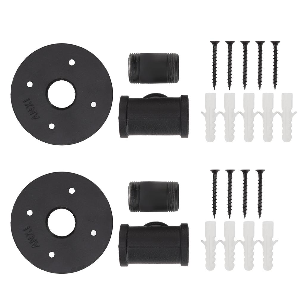 2 Sets Single Bottle Wine Rack Iron Wall Mounted Hanging Wine Display Holder for Bar Home Decoration