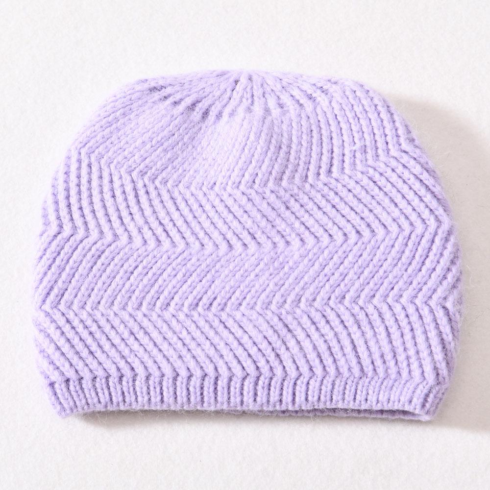 Versatile rabbit velvet children's knitted hats male and female babies outdoor wool hats windproof autumn and winter warm ear hats