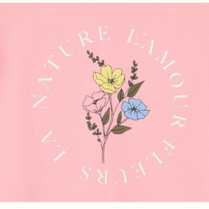 Комплект оборочек из оливковых цветов, коралловый