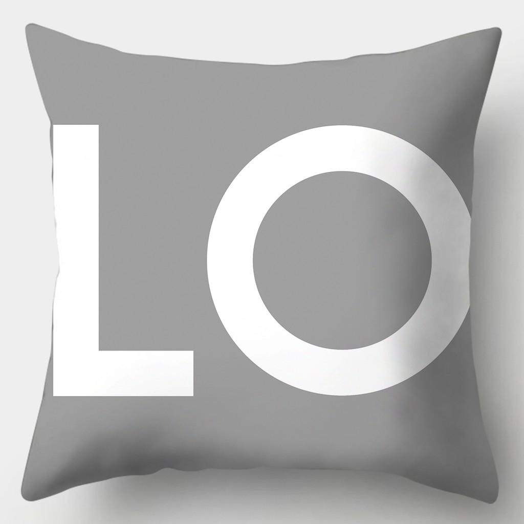 45смX45см Серая наволочка для дивана в полоску, клетчатая наволочка для подушки