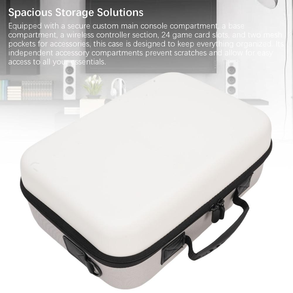 for 24 Game Cartridges Game Console Carrying Case Large Capacity Pouch for Switch 2 Portable Use