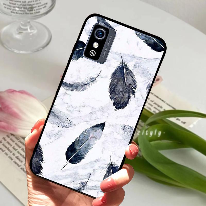 Чехлы для ZTE Blade L9 L 9 Милый Мультяшный Расписной Ударопрочный ТПУ Задняя Крышка Телефона Для ZTE BladeL9 Чехол-Оболочка Мягкий Силикон Capa