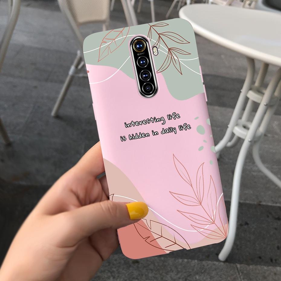 Чехол для телефона Realme X2 Pro Чехол Realme XT X2 Милый рисунок Конфетный цвет Силиконовая задняя крышка Для RealmeX2 X 2 Pro XT Мягкий ТПУ Чехол