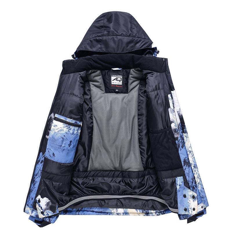 Thicken Ski Jacket for Men Windproof Waterproof Winter Outdoor Sports Hiking Snow Jackets