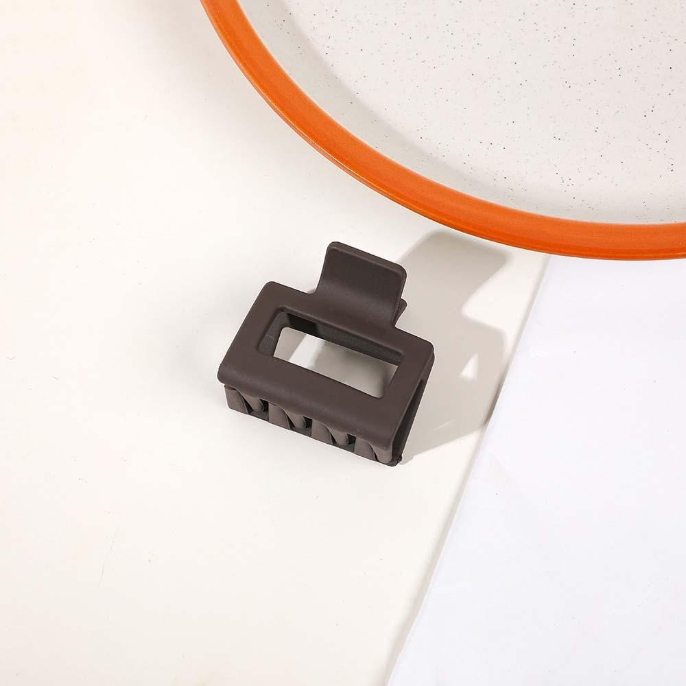 Korean Style Mini Square Hair Claw Medium Claw Clips Frosted Square Hair Clip Wash Face