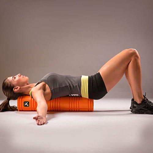 Японский ролик TRIGGERPOINT Grid Foam Roller 2 Orange 04412 Длина 66 см Длинная модель Fascia Release [Оригинальный продукт]