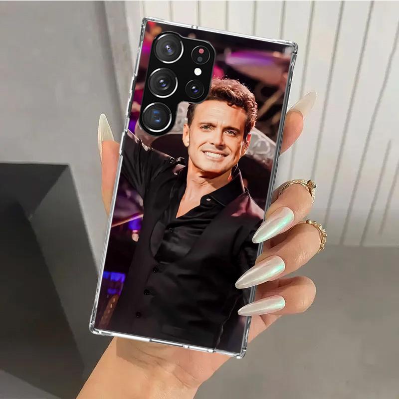 L-Luis M-Miguel Singer Phone Case for Samsung Galaxy S26 S24 S23 Ultra S25 Edge S22 S21 Plus S20 FE + Soft Print Shell Funda Gal