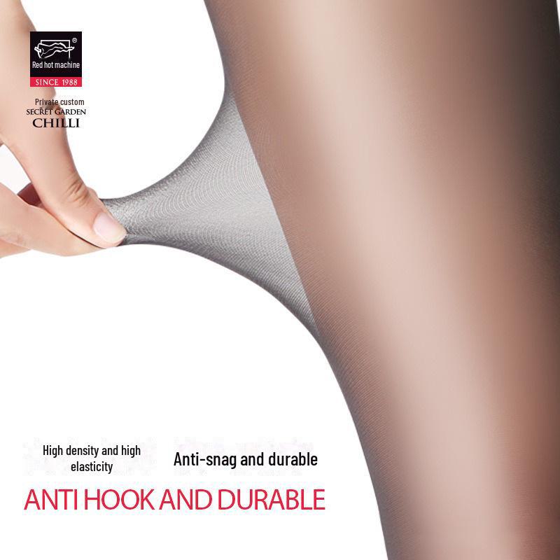 Red Pepper женские прочные чулки 30D из тонкого бархата - сексуальные черные шелковые колготки для красивых ног