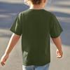Children's Printed Short Sleeved Round Neck Casual Comfortable Loose Lightweight Top