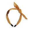 Женская повседневная повязка на голову с ленточным швом (желтый) Hairband