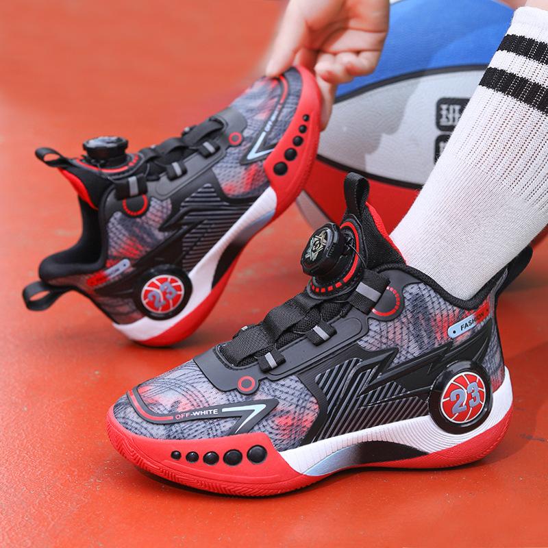 Баскетбольная обувь для мальчиков среднего и большого размера, детская, нескользящая, дышащая, спортивная обувь для одноклассников, мужская и женская, для учеников начальной школы, подростковая