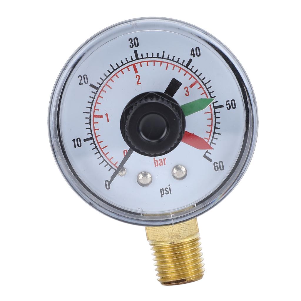 Манометр в коробке, сменный, DN8, наружная резьба, манометр для воды с циферблатом для Hayward