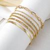Bohemian Minimalist Multi-Layer Metal Chain Women's Bracelet Set