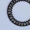 Watch Date Dial Fits Nh34-Nh35 Movement Black White Red Orange 3-Digit 6-Digit Automatic Mechanical Movt Day Date Dial Wheel