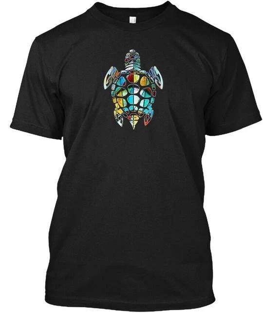 Подарочная футболка с рисунком морской черепахи TTshirt Сделано в США Размеры от S до 5XL