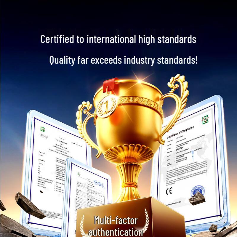 Ugreen Автомобильное быстрое зарядное устройство PD30W с двумя портами