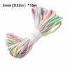Cotton Braided Macrame Rope 3mm Thickness DIY Bracelet String  Bracelet Making