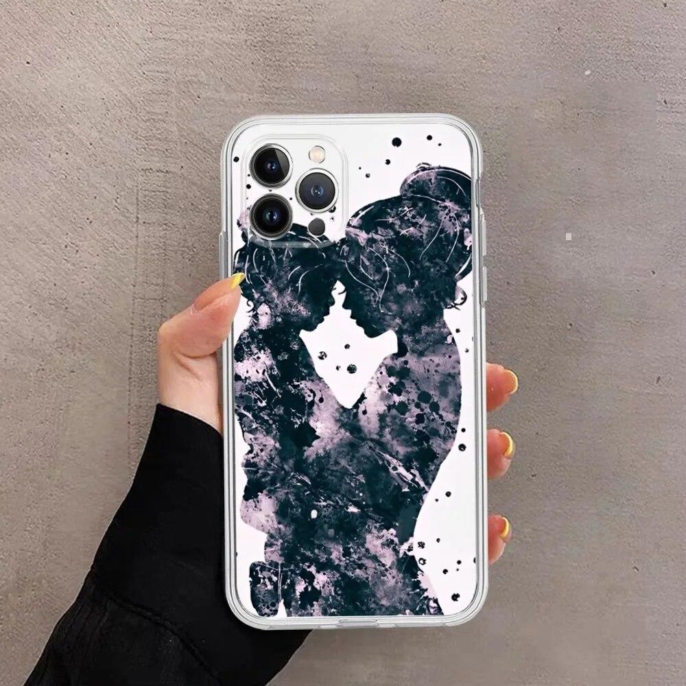 Мягкий телефон с милой анимацией для Iphone Pro 11 Mini 13 7 XS 6 6s X XR Max Plus 14 8 12, мягкий силиконовый прямой чехол из ТПУ