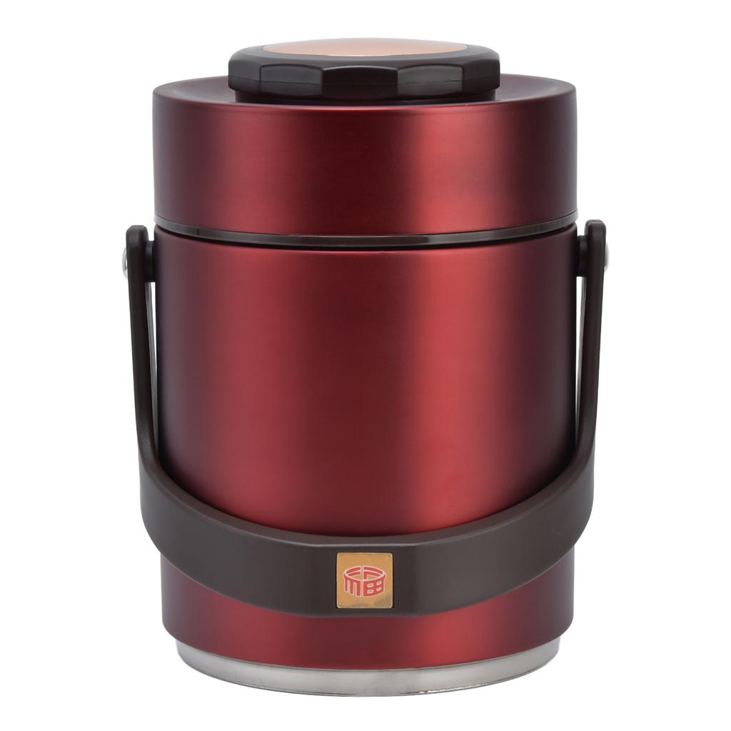 Изолированный ланч-бокс большой вместимости 1,5 л из нержавеющей стали, портативный, с вакуумной термоизоляцией, для взрослых и студентов