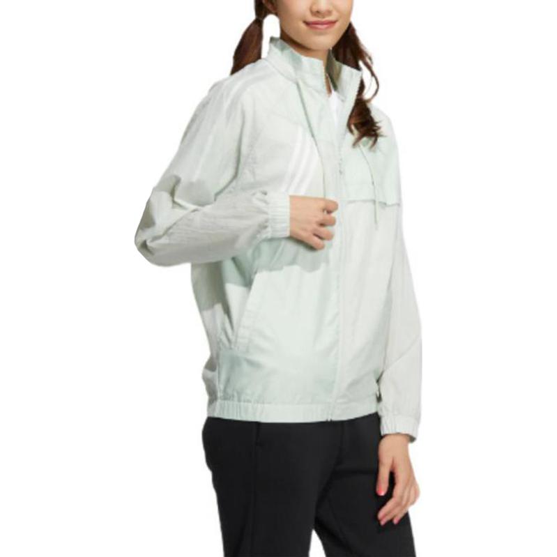 adidas Спортивная куртка в полоску Neo Pure Color Куртки унисекс Темно-бирюзовый HN4748
