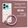 Браслет Мягкий Чехол Чехол для Телефона Для ZTE Blade A75 4G/Z2359 Креативный Грязеотталкивающий Защитный Рассеивание тепла Милый Кольцо