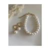 Набор браслетов с серьгами из настоящего культивированного жемчуга