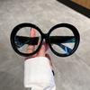 Крупные круглые солнцезащитные очки Женские Модные Винтажные Градиентные Очки Солнцезащитные очки Модный Дизайн Люксового Бренда Солнцезащитные очки