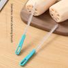 Lotus Root Cleaning Brush Stainless Steel Nylon Bottle Brush for Deep Cleaning Narrow Gaps, Straws, and Vegetables