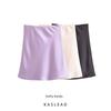 Kaslead New Arrival Women's Clothing Fashion Style Fashion Silm Light Rose Segment High Waist Drooping Skirt