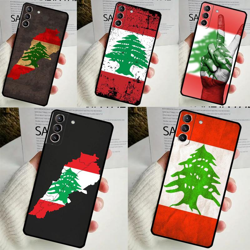 Чехол с изображением флага Ливана для Samsung Galaxy S24 S23 Ultra S22 S20 FE S21 FE Note 10 20 S8 S9 S10 Plus
