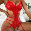 Erotic Lingerie Suspenders Lace Open Crotch Underwear Adult Lingerie Hot Erotic One-piece Bodysuit Pants Sexy Babydoll Pajamas