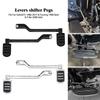 Motorcycle Front and Rear Levers W/Shifter Pegs Heel Toe Shift Lever Pedal for Harley Touring Softail FL Electra Road