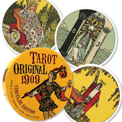 Оригинальное Таро 1909 Круглое издание Инструкции для чтения Таро Включено японское руководство Аутентичные карты Таро 78 карт