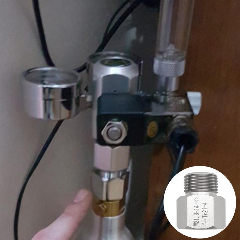 1 Набор TR21-4 на W21.8-14 Переходник-адаптер Баллон CO2 Аксессуары для газированной воды Для аквариумных рыбок Домашнее пивоварение Кеги Corny Части CO2