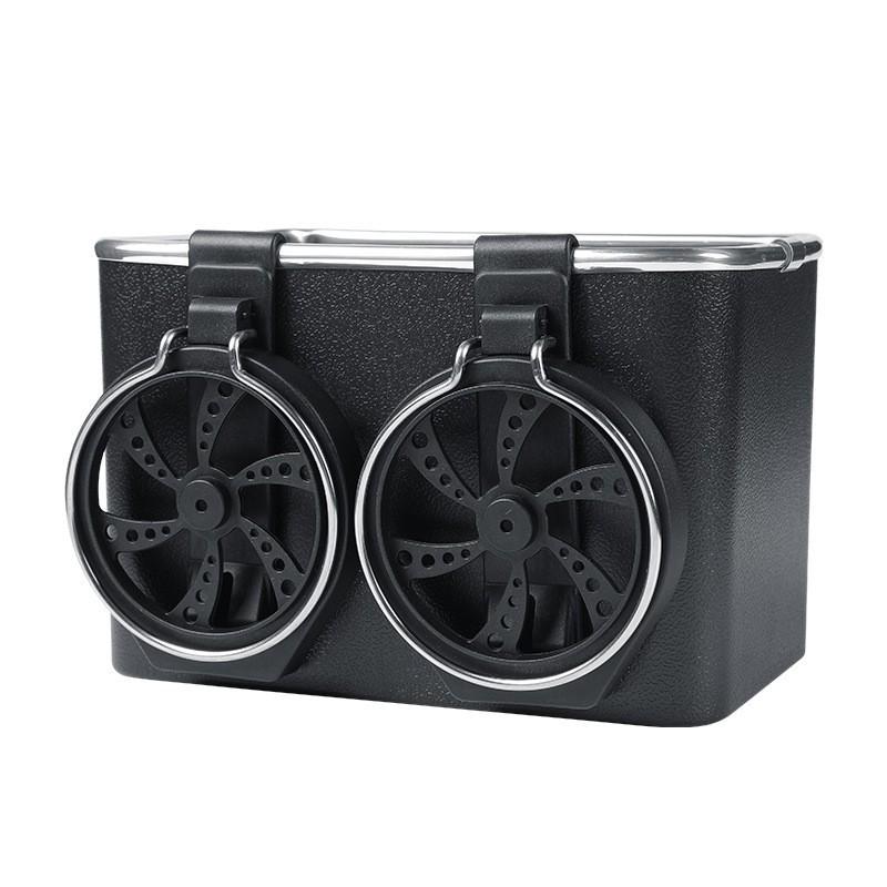 Многофункциональная автомобильная коробка для салфеток и подстаканник на спинку сиденья - креативный подлокотник и высококачественный ящик для хранения вещей