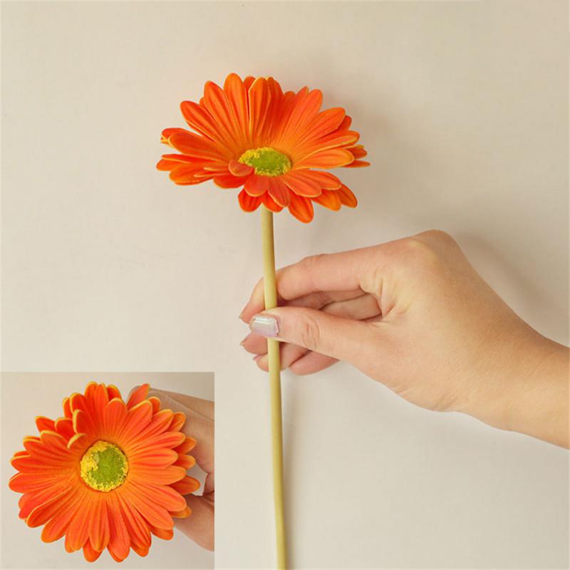 Гербера Насыщенные Цвета Грация Свежий Прозрачный Эластичный Симуляция Уникальный Стиль Высококачественный Материал Прозрачная Реальность Цветы Полные