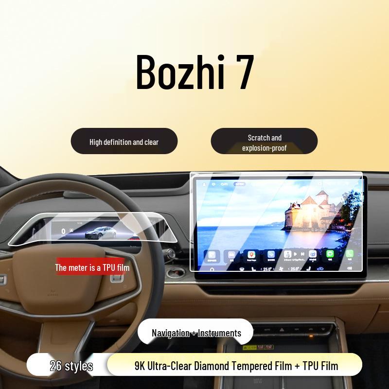 Защитная пленка на экран навигации Toyota Yaris L для 26 моделей - Аксессуар для интерьера автомобиля Закаленное стекло