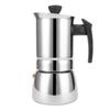 Stainless Steel Moka Pot Portable Coffee Maker Brewing Coffee Machine for Home Office6 Cups 300ml