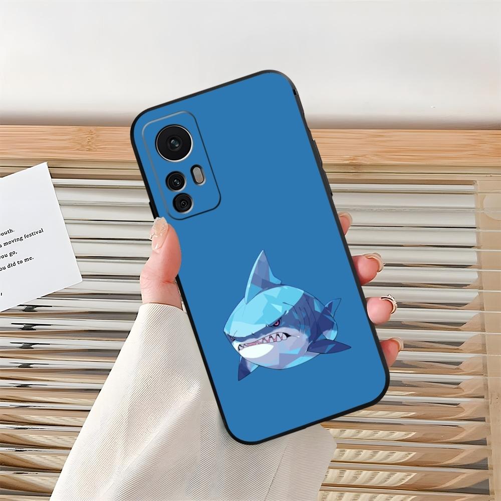 Мультяшный милый чехол-акула для телефона Xiaomi Redmi Note 13 14 10 12 Pro POCO F4 F5 X5 Pro 12 13 11T Lite Ultra Shell Coque