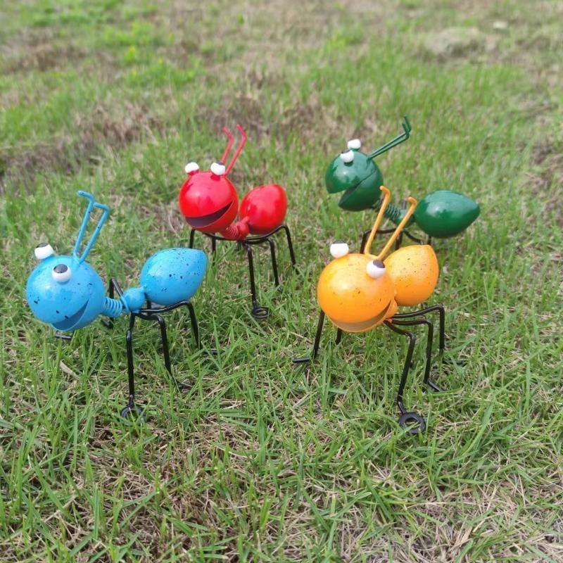 Железный Арт Металлический Муравей Украшение Настенное Украшение Домашнего Декора Ремесла Садовый Орнамент