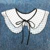 Cotton Lace Hollow Girl Shawl For Women Apparel Sewing Lace Neckline Clothing Decoration Fake Collar